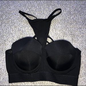 Bebe corset bustier crop top
